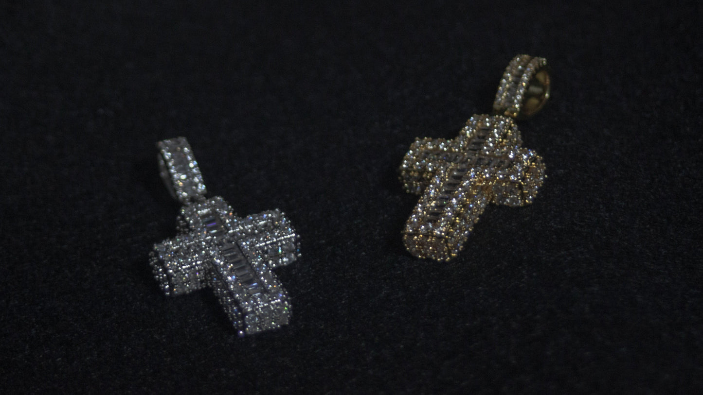 ICE CROSS PENDANT – Silver