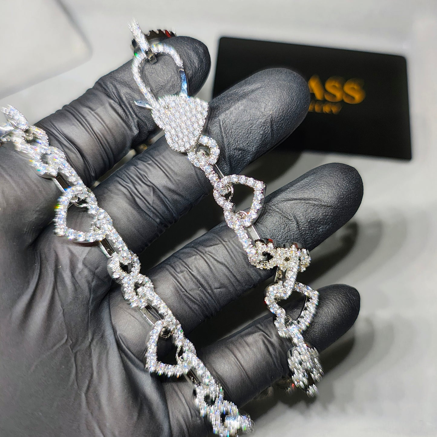 HEART LINK CHAIN – Silver