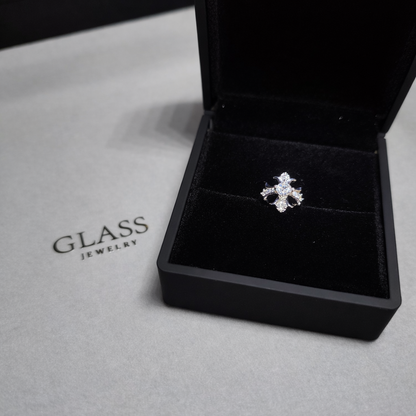 GLASS Fleur de Lis Pierce