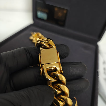 GLASS ROYAL CUBAN 17mm GOLD