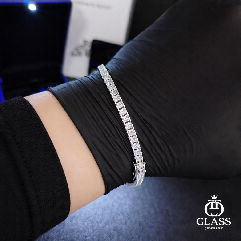MOISSANITE　TENNIS BRACELET /  SILVER　3mm