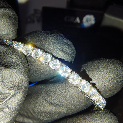 MOISSANITE　TENNIS BRACELET /  SILVER　3mm