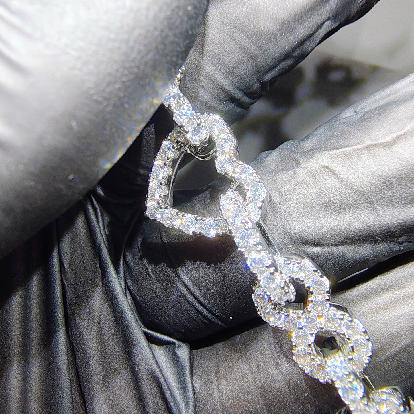 HEART LINK CHAIN – Silver