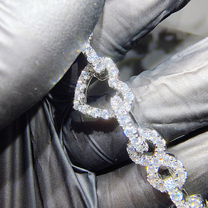 HEART LINK CHAIN – Silver