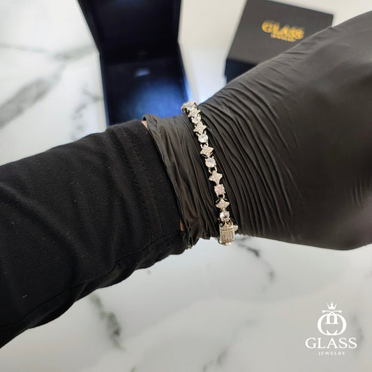 SPARK ICE CHAIN - BRACELET 5A Silver