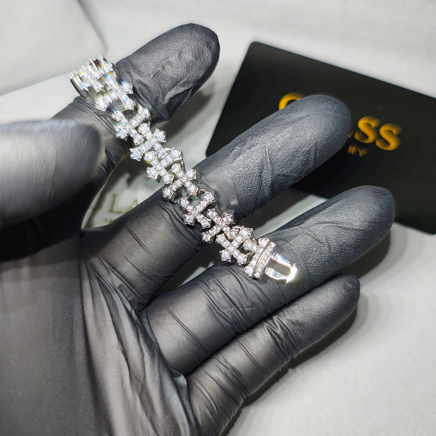 TRIPLE CROSS CHAIN – Silver