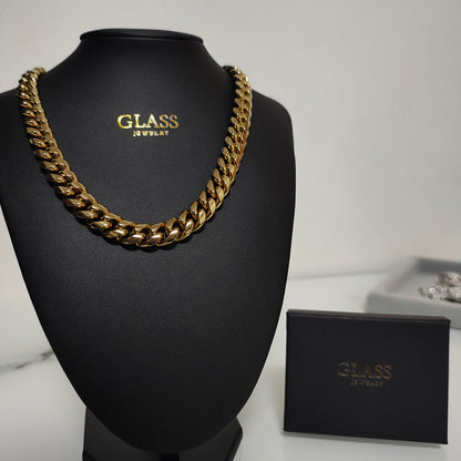 GLASS ROYAL CUBAN 12mm GOLD