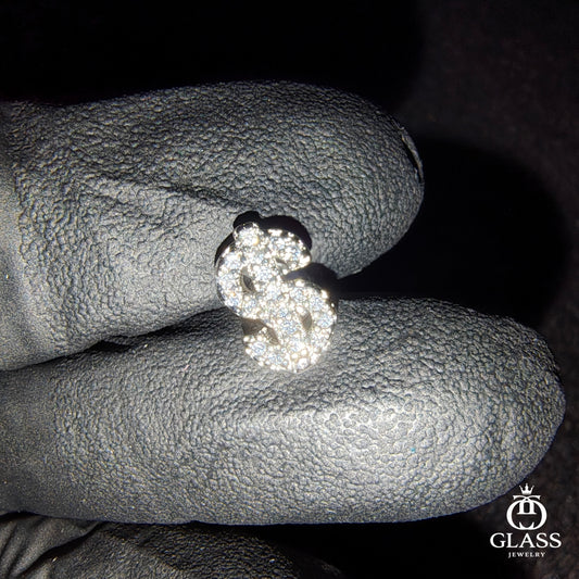 Mini DollarPierce ｜ 5AZirconia SilverColor