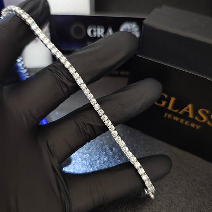 MOISSANITE　TENNIS BRACELET /  SILVER　3mm