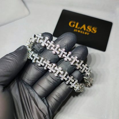 TRIPLE CROSS CHAIN – Silver