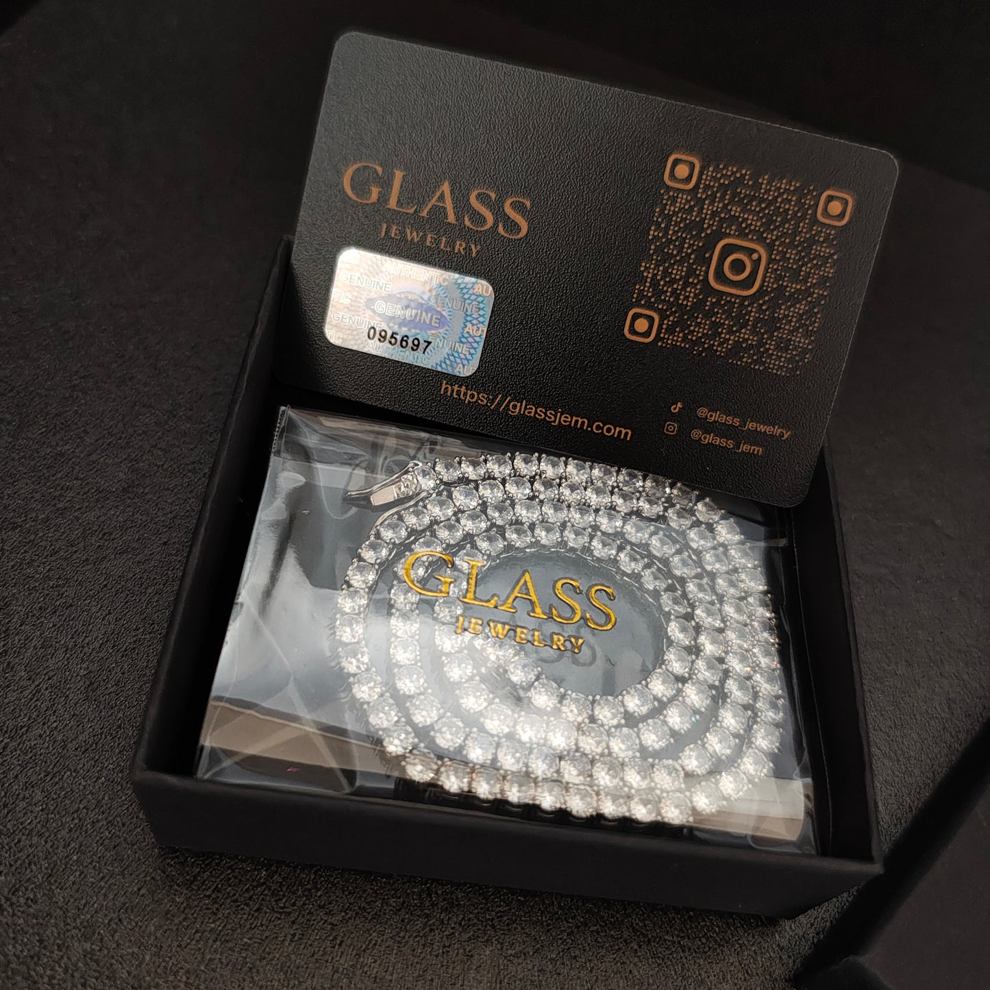 TENNIS CHAIN - Silver 4mm