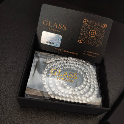 TENNIS CHAIN - Silver 4mm