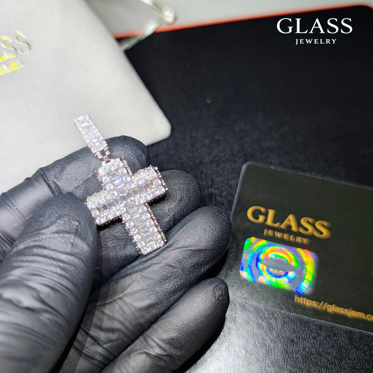 ICE CROSS PENDANT – Silver