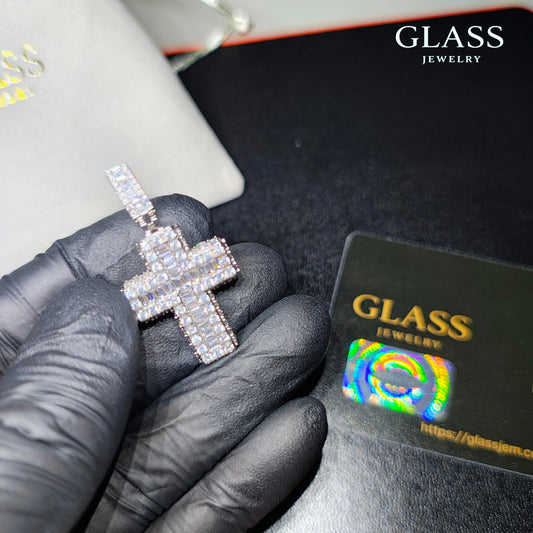 ICE CROSS PENDANT – Silver